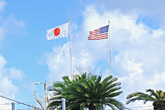 日米の旗